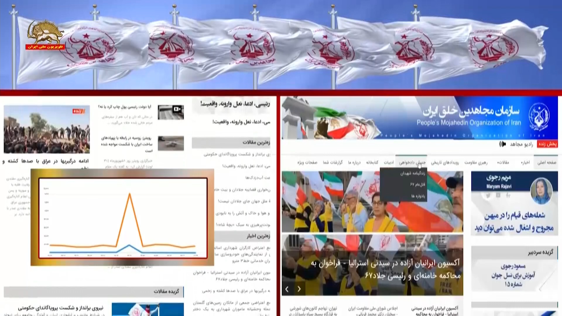 یک حمله دیگر سایبری سپاه و اطلاعات آخوندی به سایت مجاهد